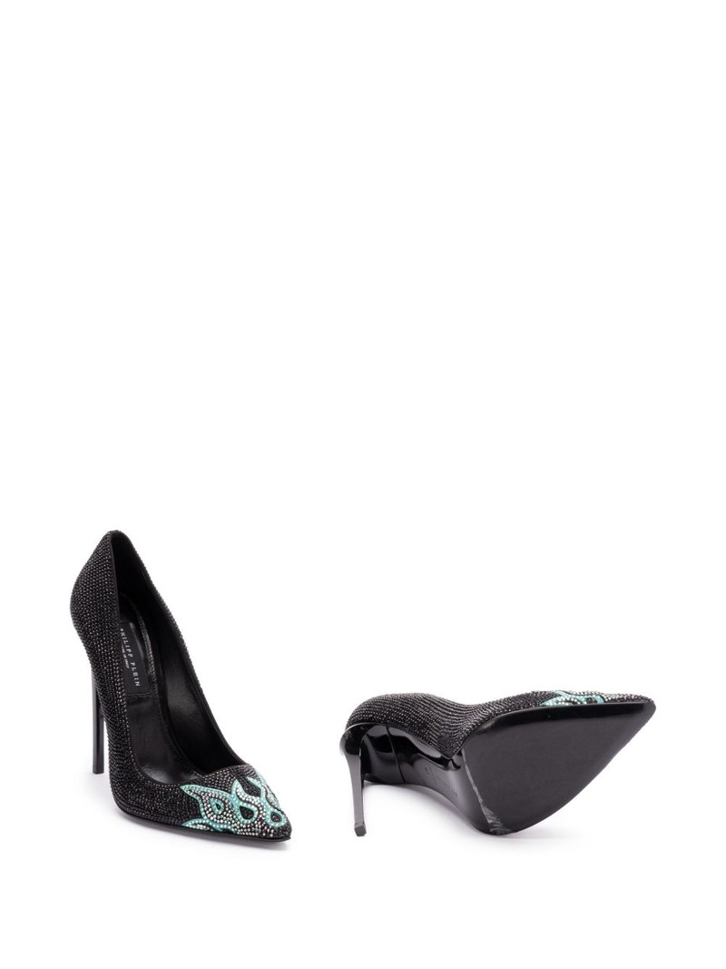 PHILIPP PLEIN 120mm flame-embellished pumps outlook