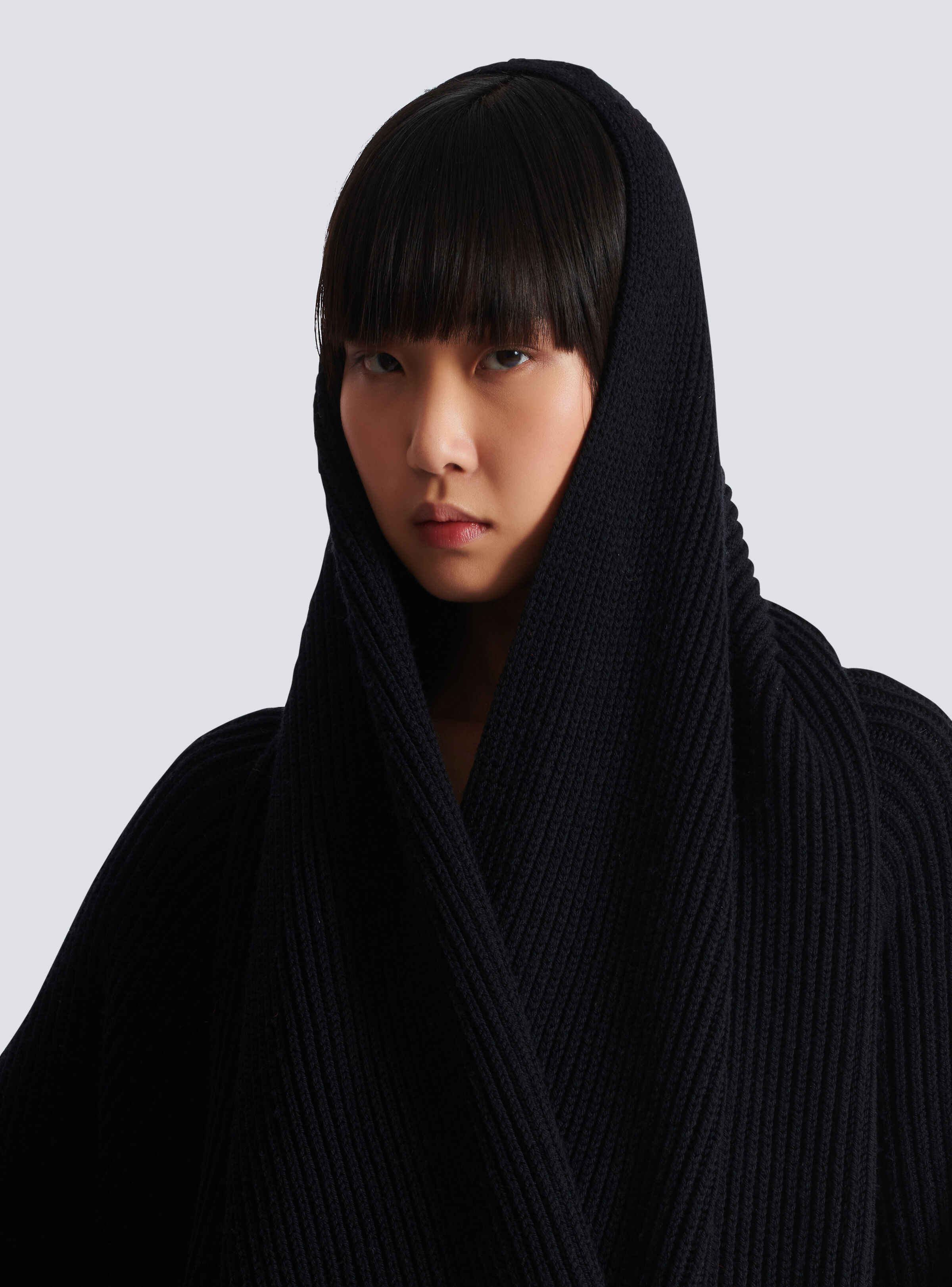 Oversized knit hoodie - 7