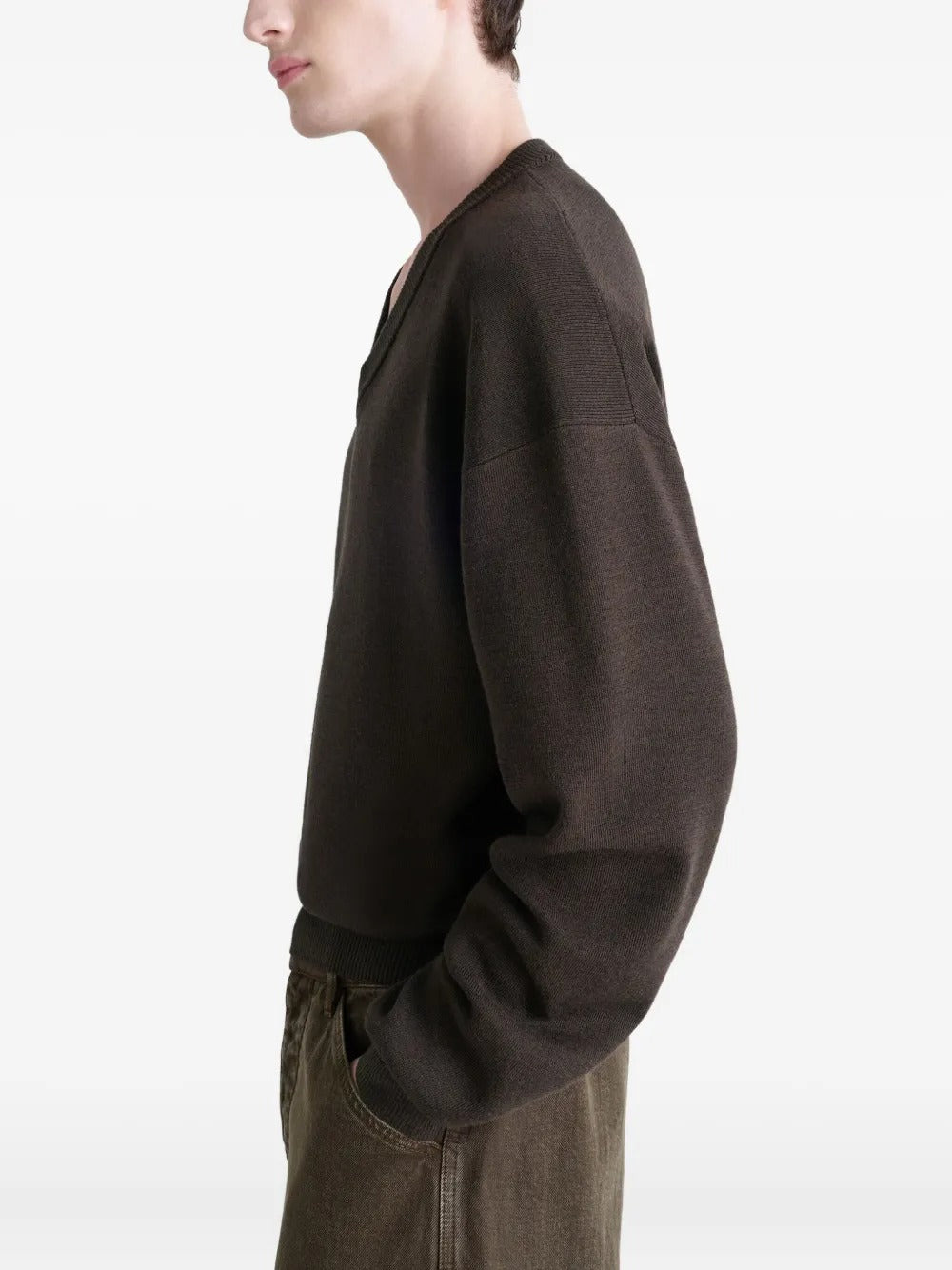 LEMAIRE - Men V Neck Sweater - 2