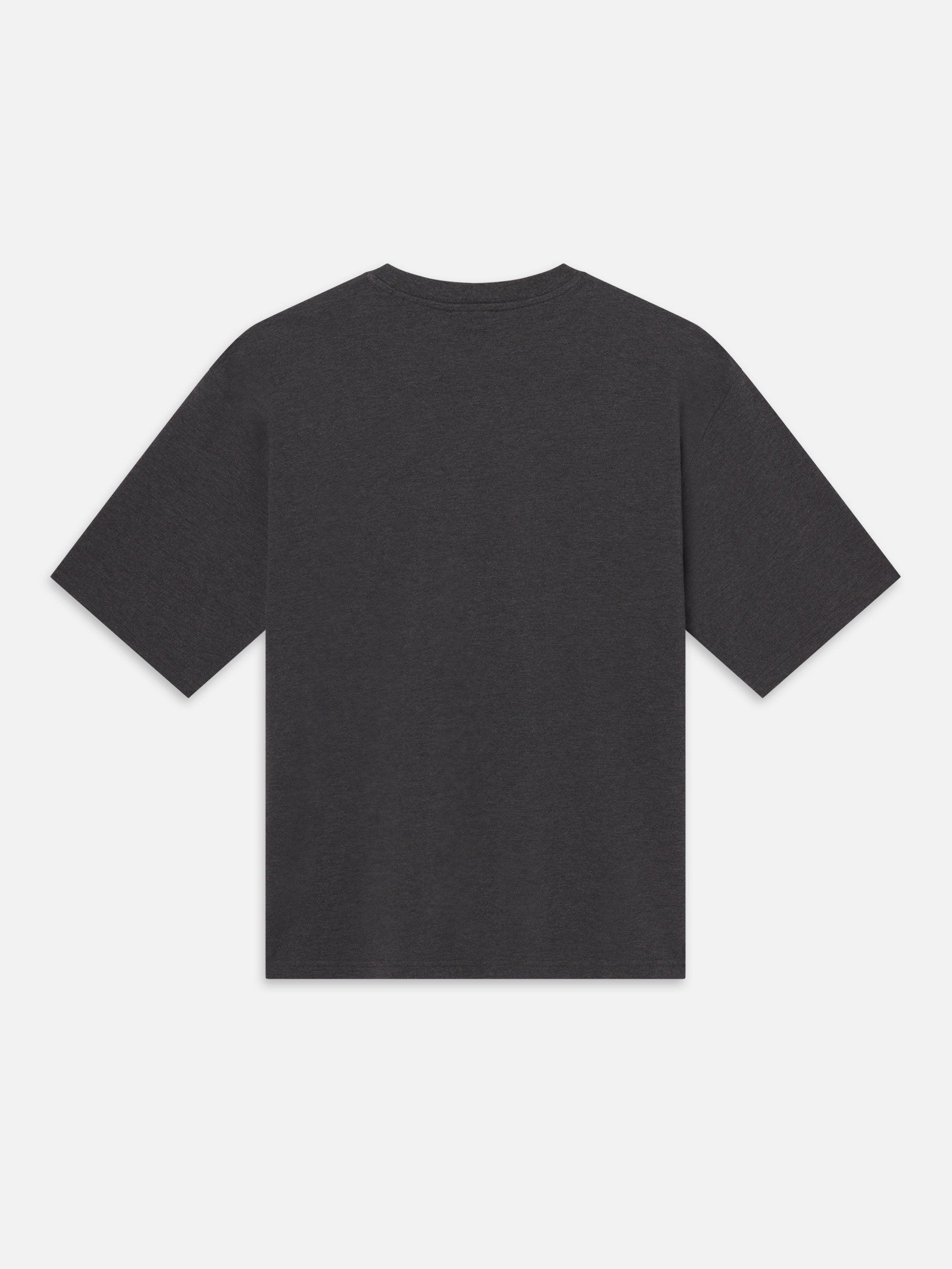 Pique Relaxed Tee in Grey Melange - 3