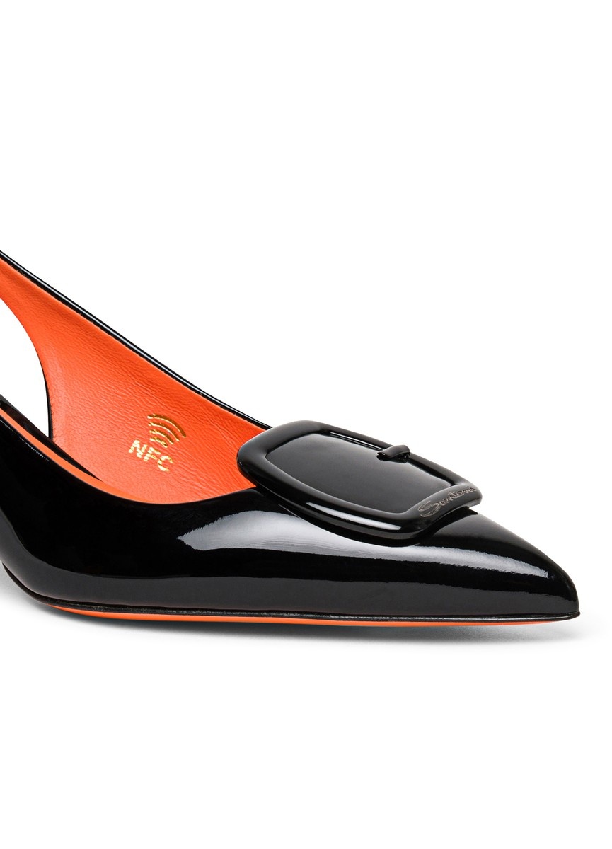 Patent Leather slingbacks - 4