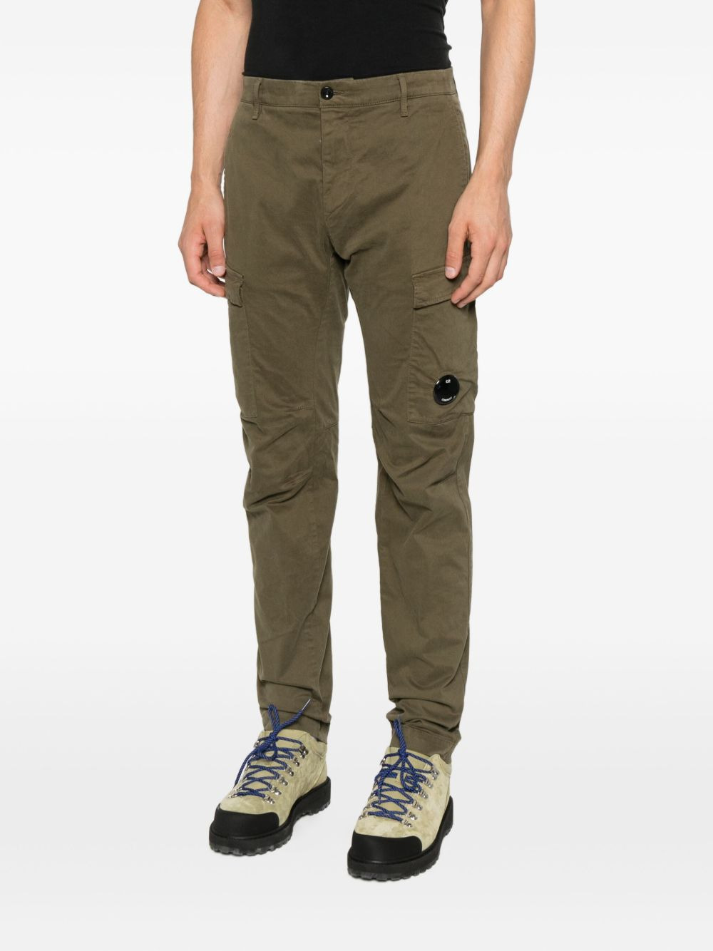 cargo pocket-detail trousers - 3