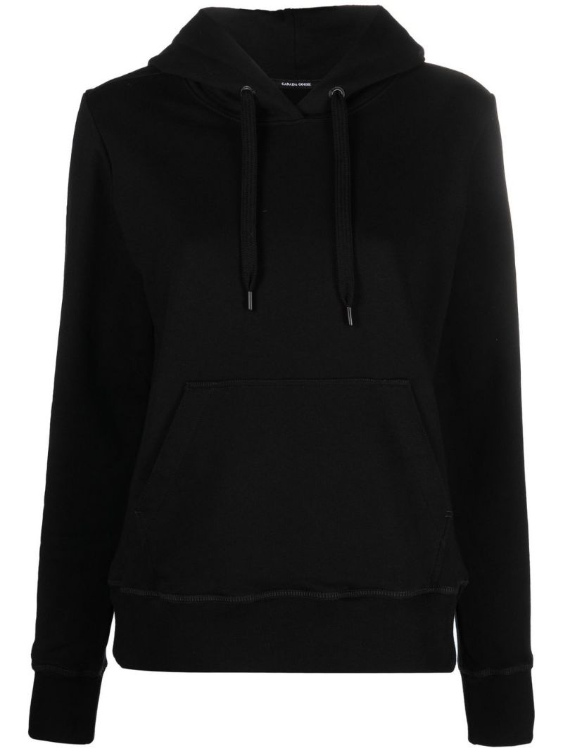 drawstring cotton hoodie - 2