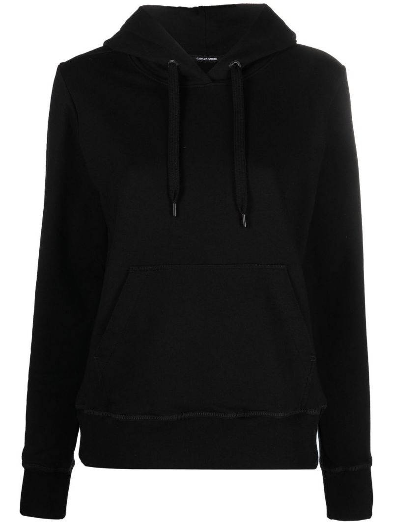 drawstring cotton hoodie - 1