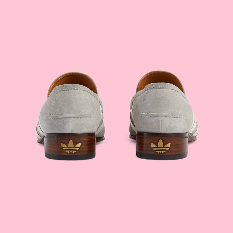 GUCCI adidas x Gucci men's loafer outlook