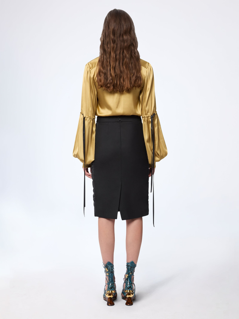 Midi Wool Skirt 4