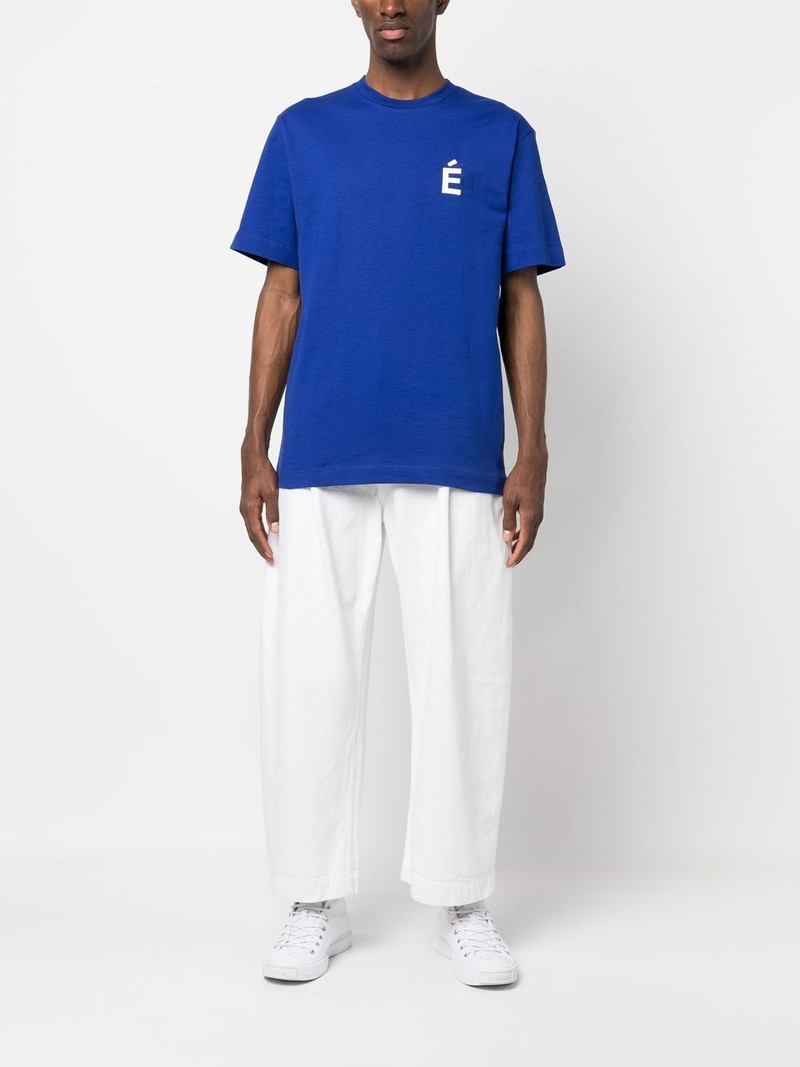 Étude logo-apliqué crew-neckT-shirt outlook
