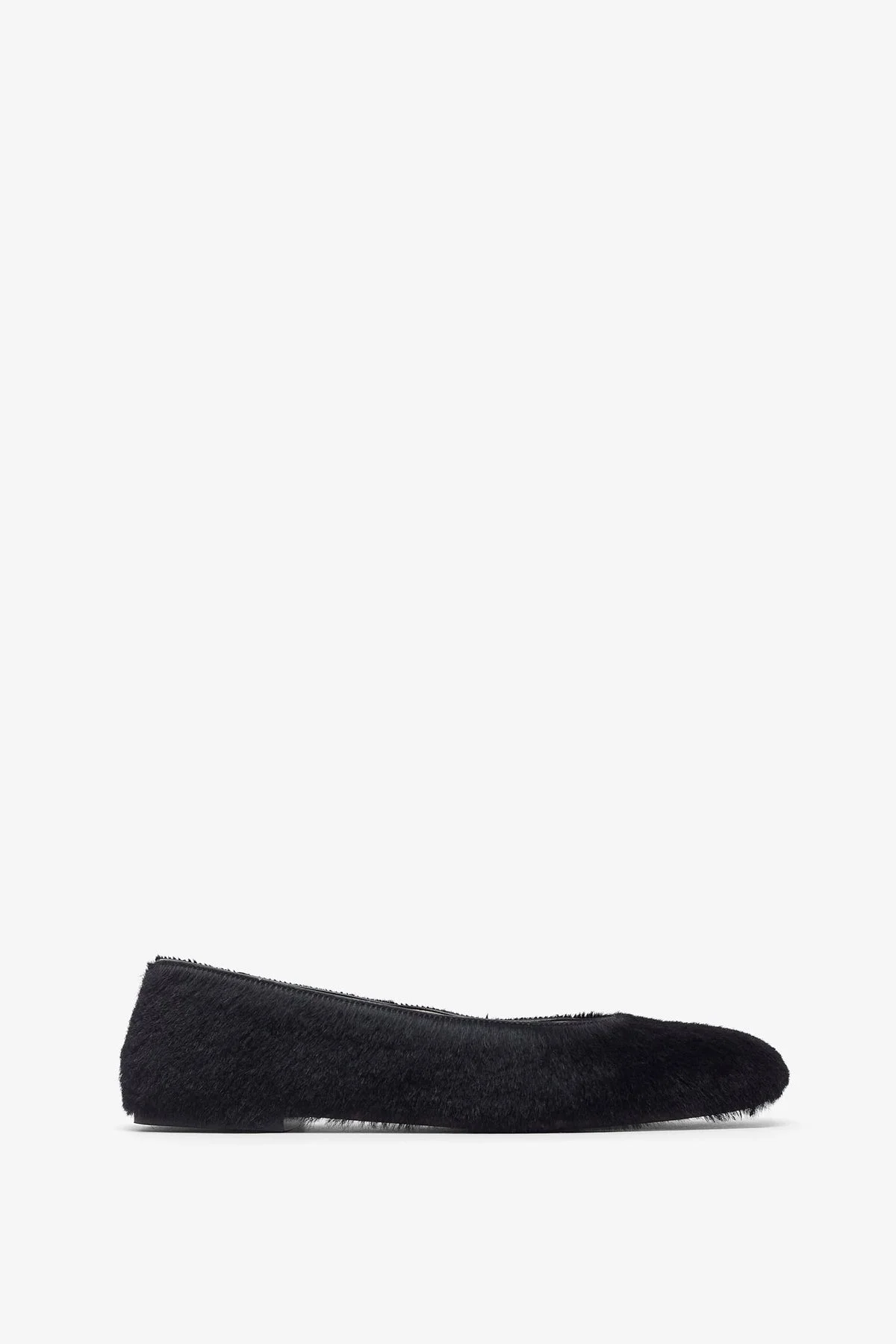 Square black ballet flats - 1
