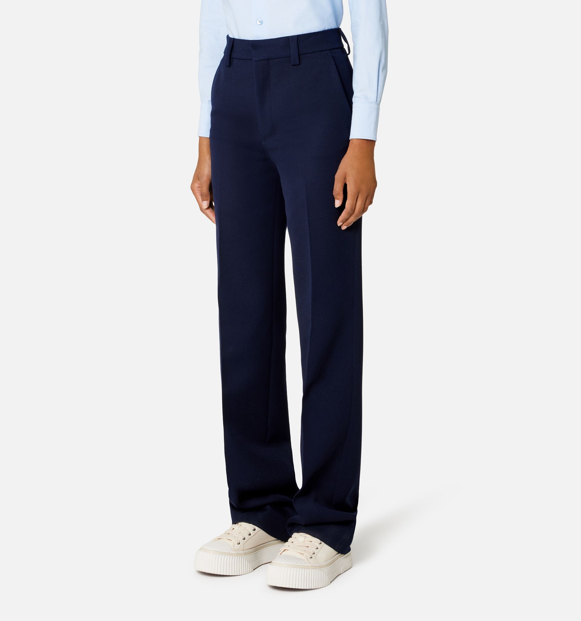Straight Fit Trousers - 3