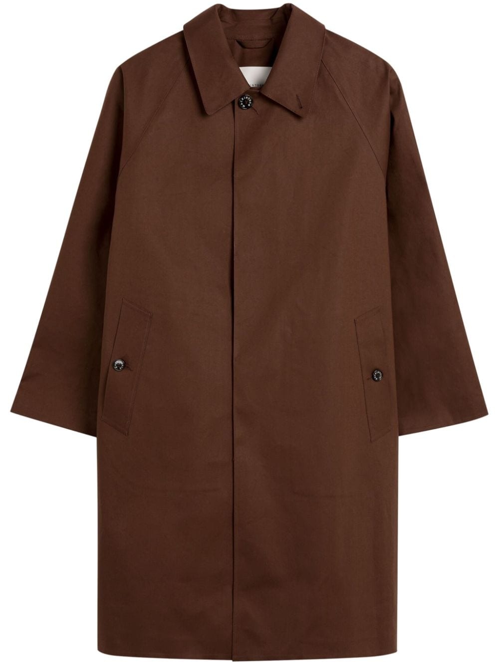 Lauder single-breasted coat - 1