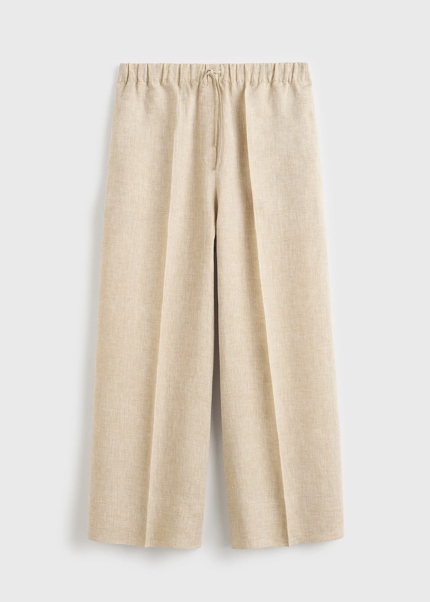 Wide summer trousers natural - 1