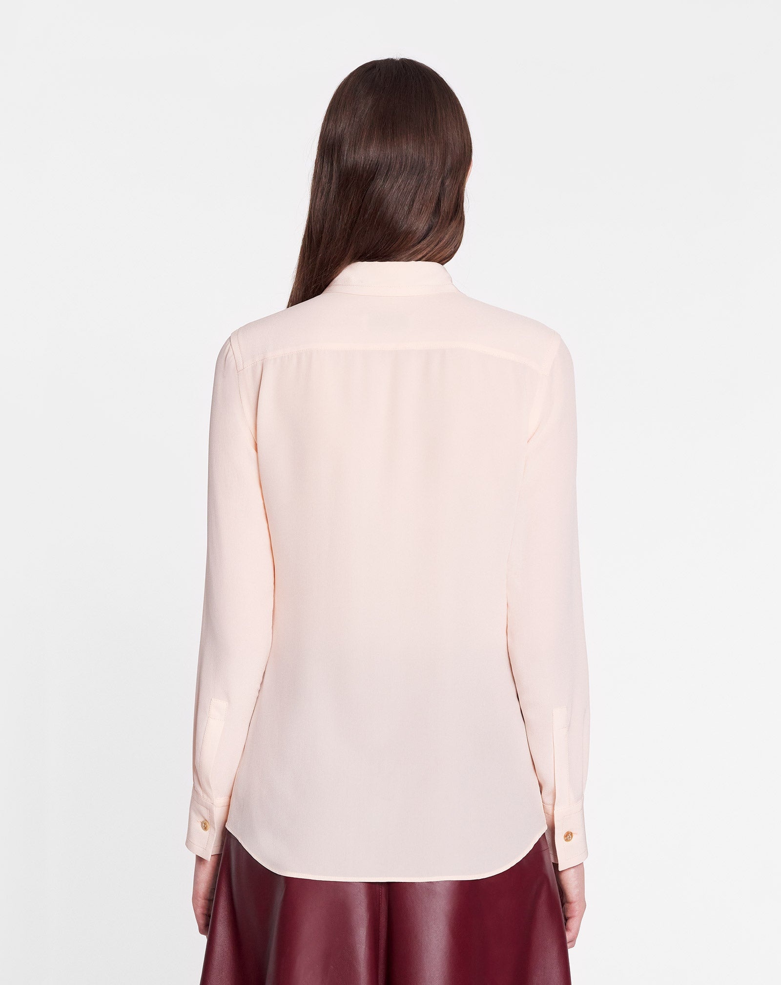 LONG SLEEVE SHIRT IN SILK - 4