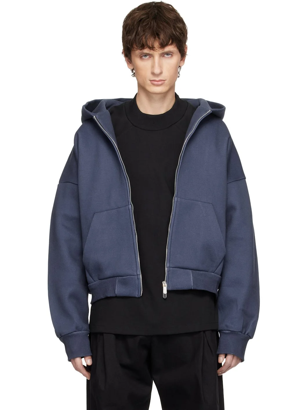 Blue V2 Zipped Hoodie - 1