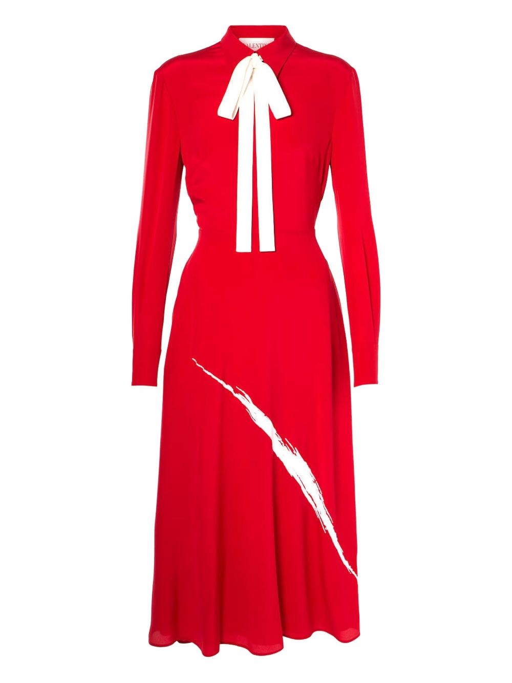 bow-fastening dress - 1