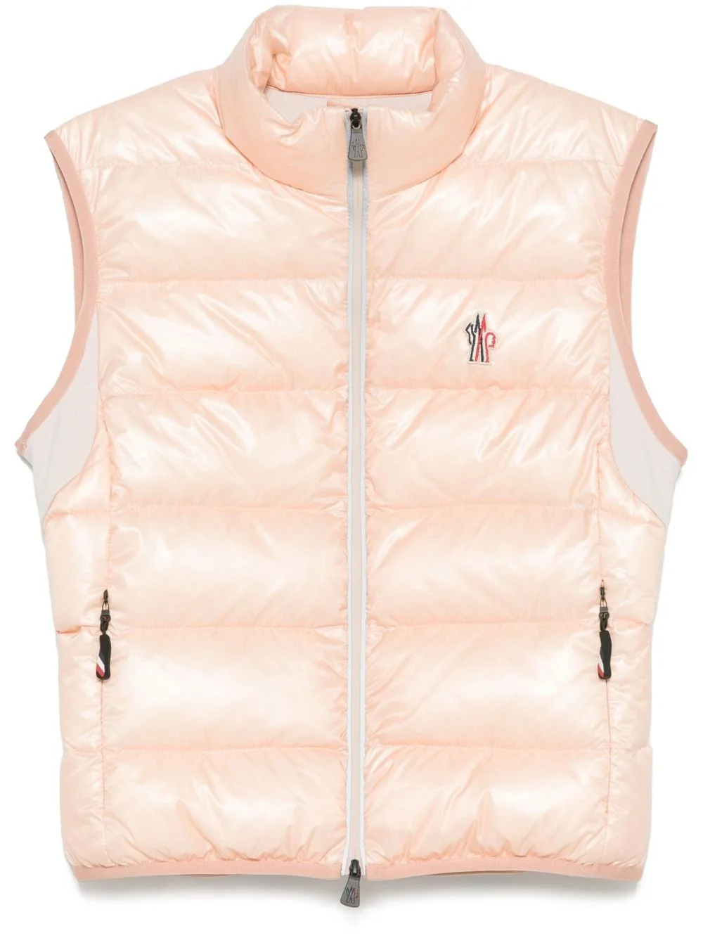 padded zip-up gilet - 1