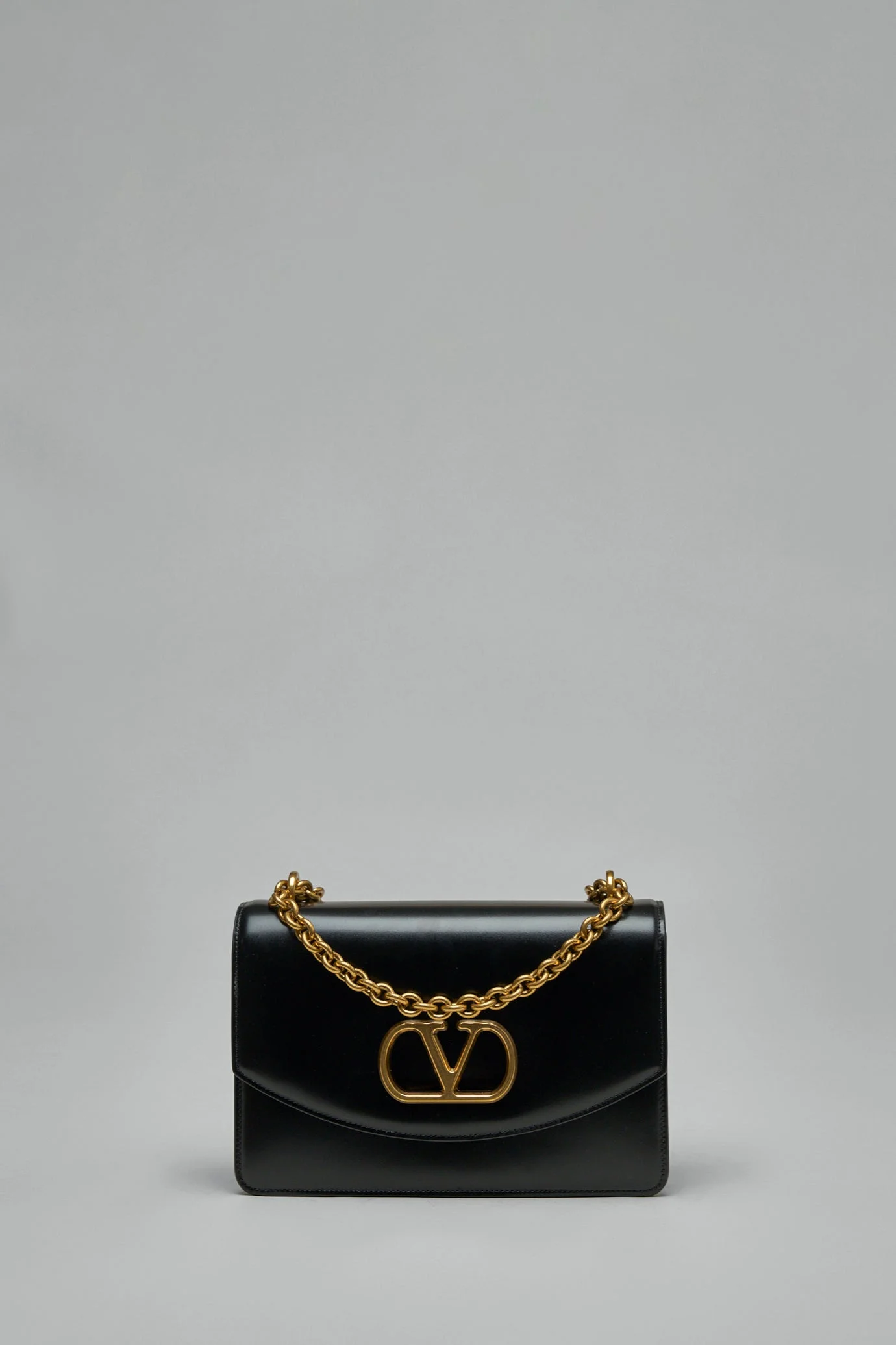 VLogo Signature Foldover Top Shoulder Bag - 1