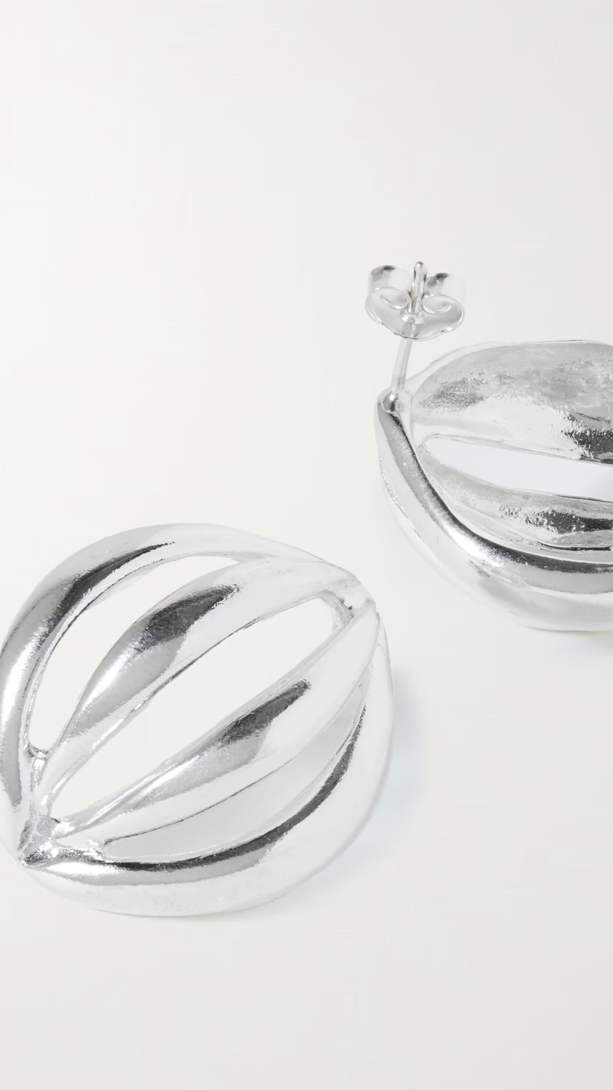 Flower Bud Medium In Silver - 4