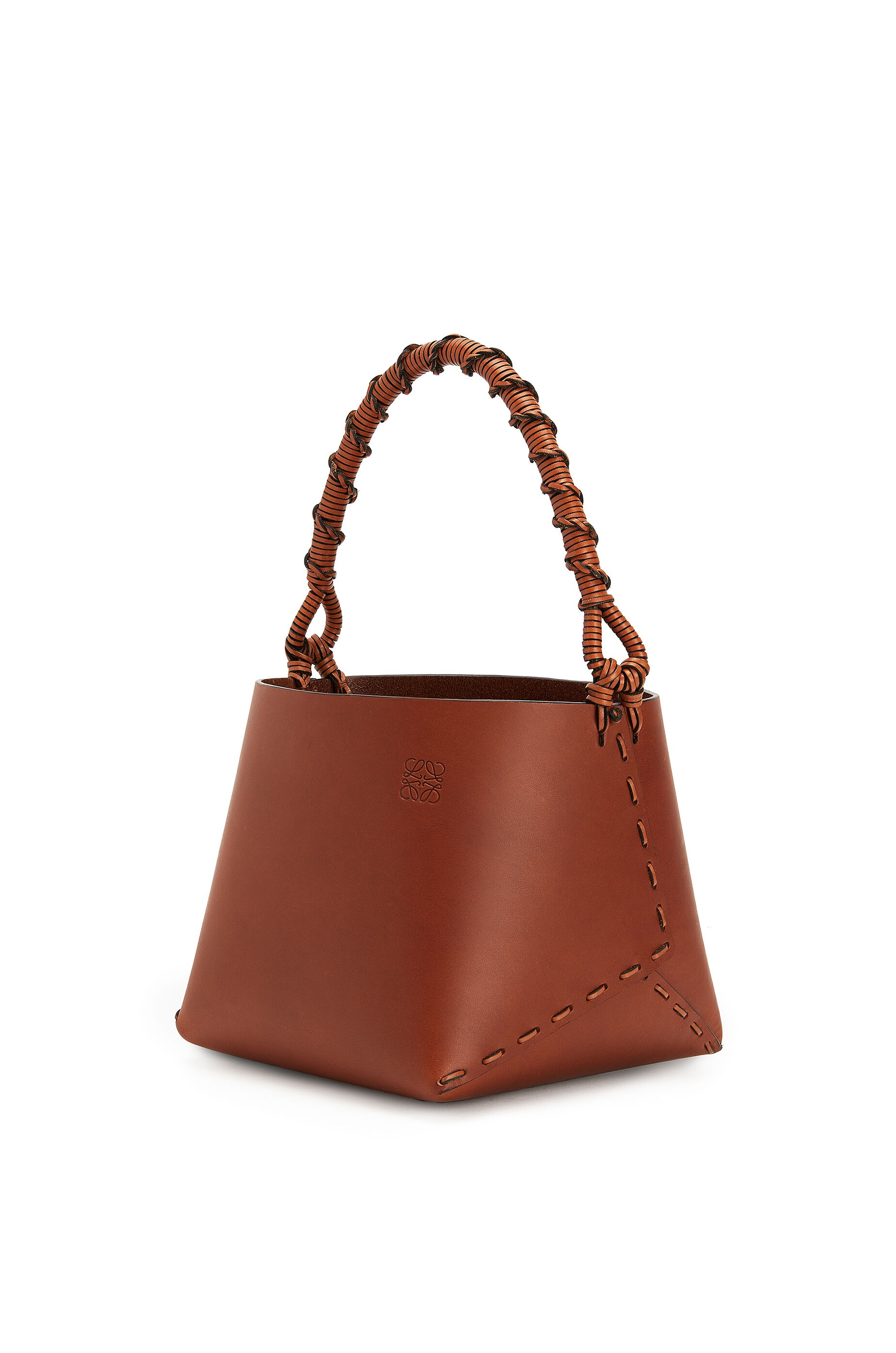 Bucket square bag in calfskin - 3