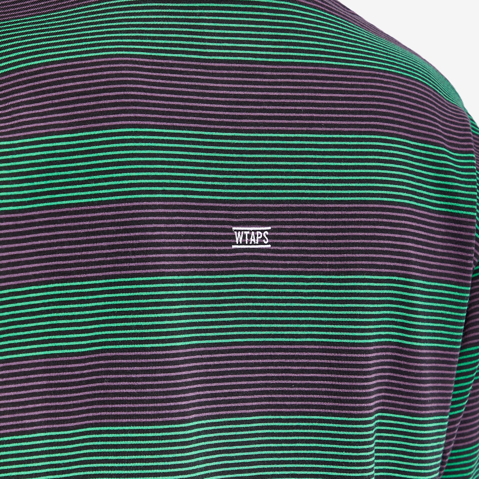 WTAPS Long Sleeve 15 Stripe T-Shirt - 5