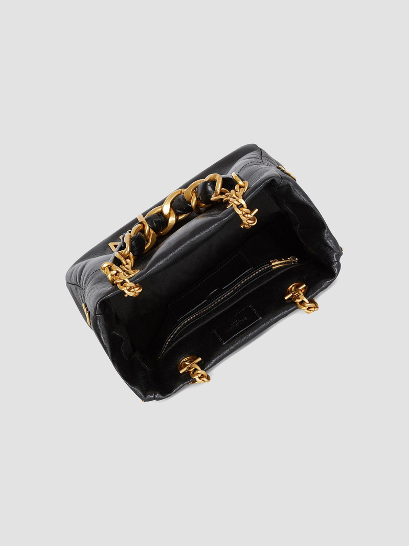 Women's 1945 Soft Cabas Crinkled Leather Bag - Noir 4