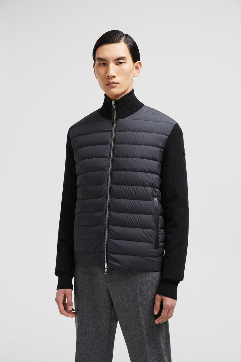 Padded Wool & Cashmere Zip-Up Cardigan 3