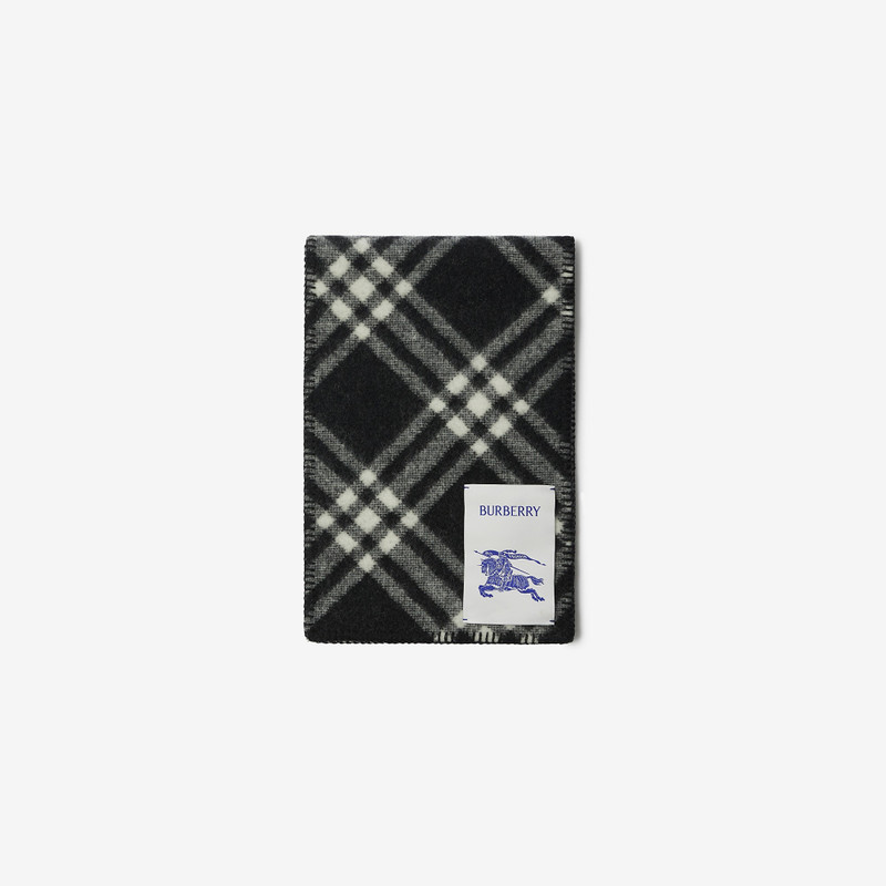 Burberry Check Wool Scarf outlook