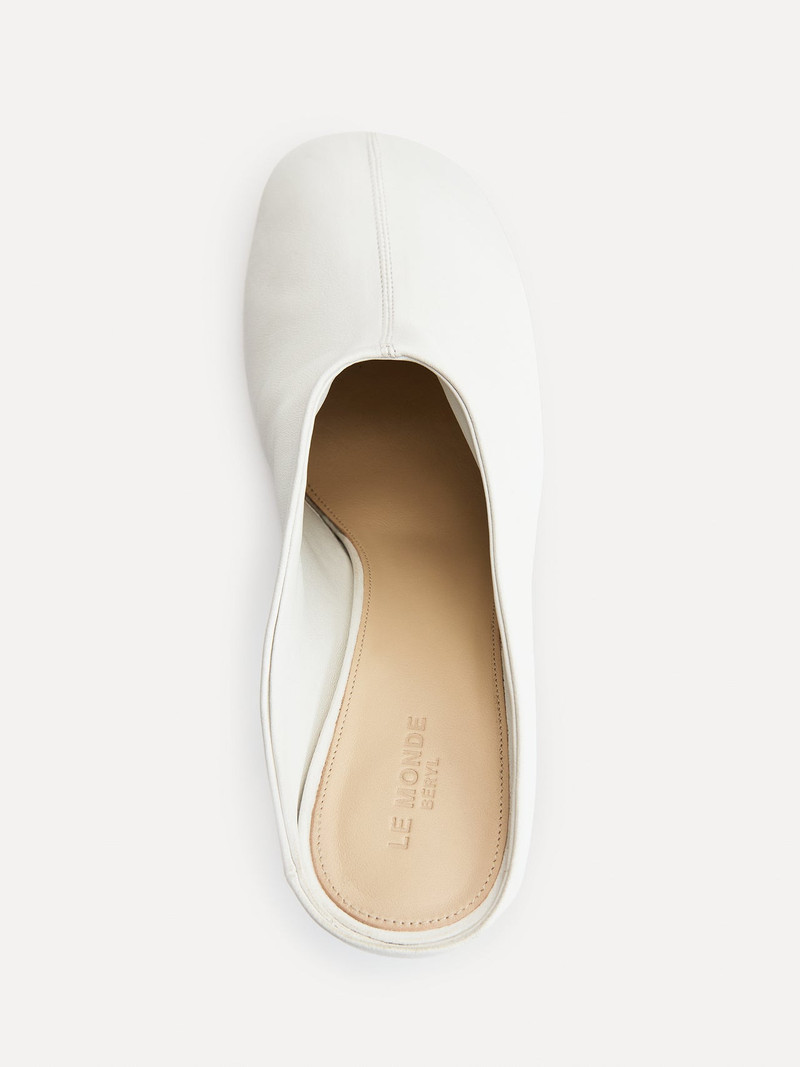 LE MONDE BÉRYL Mica Mule / Chalk Suede outlook