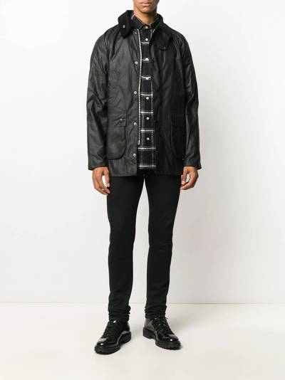 Barbour snap-button coat outlook