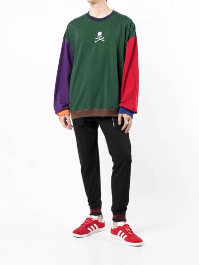 MASTERMIND WORLD oversized colour-block sweatshirt outlook