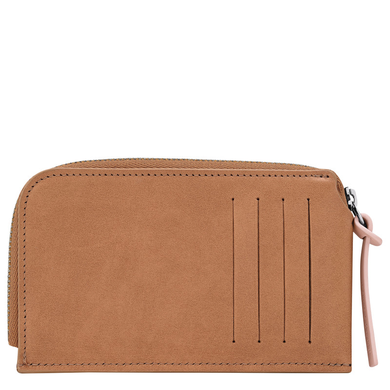 Longchamp Longchamp Pocket Card holder Natural - Leather outlook