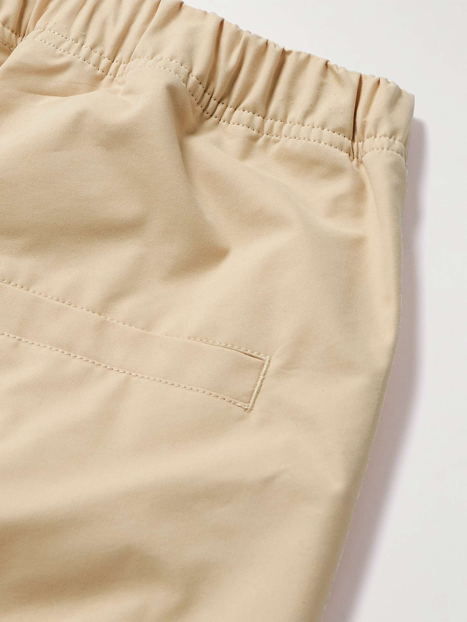 Logo-Appliquéd Cotton-Blend Twill Drawstring Trousers - 5