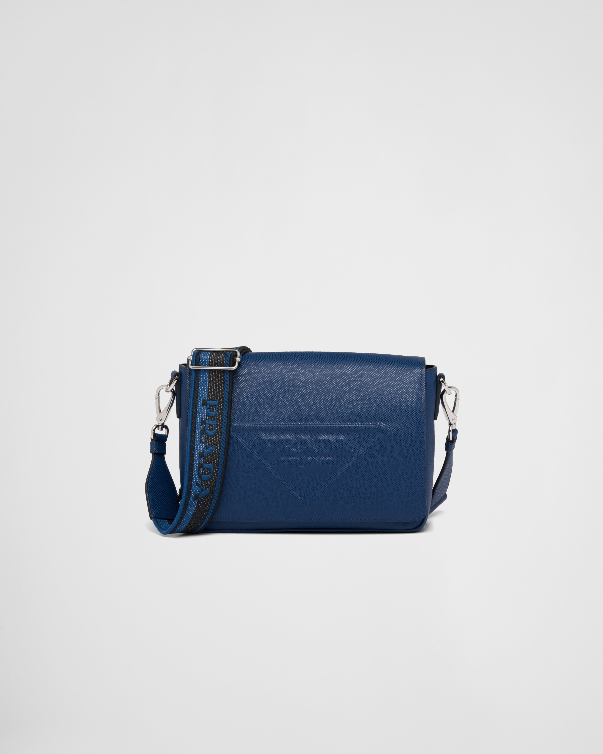 Saffiano leather shoulder bag - 1