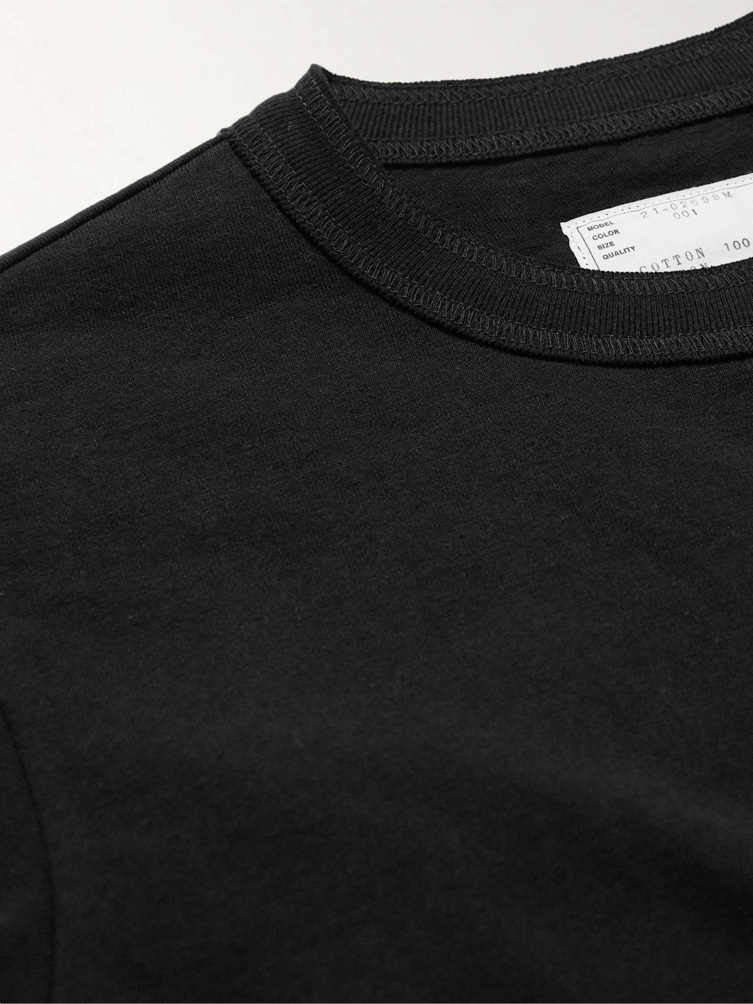 Zip-Detailed Cotton-Jersey T-Shirt - 5