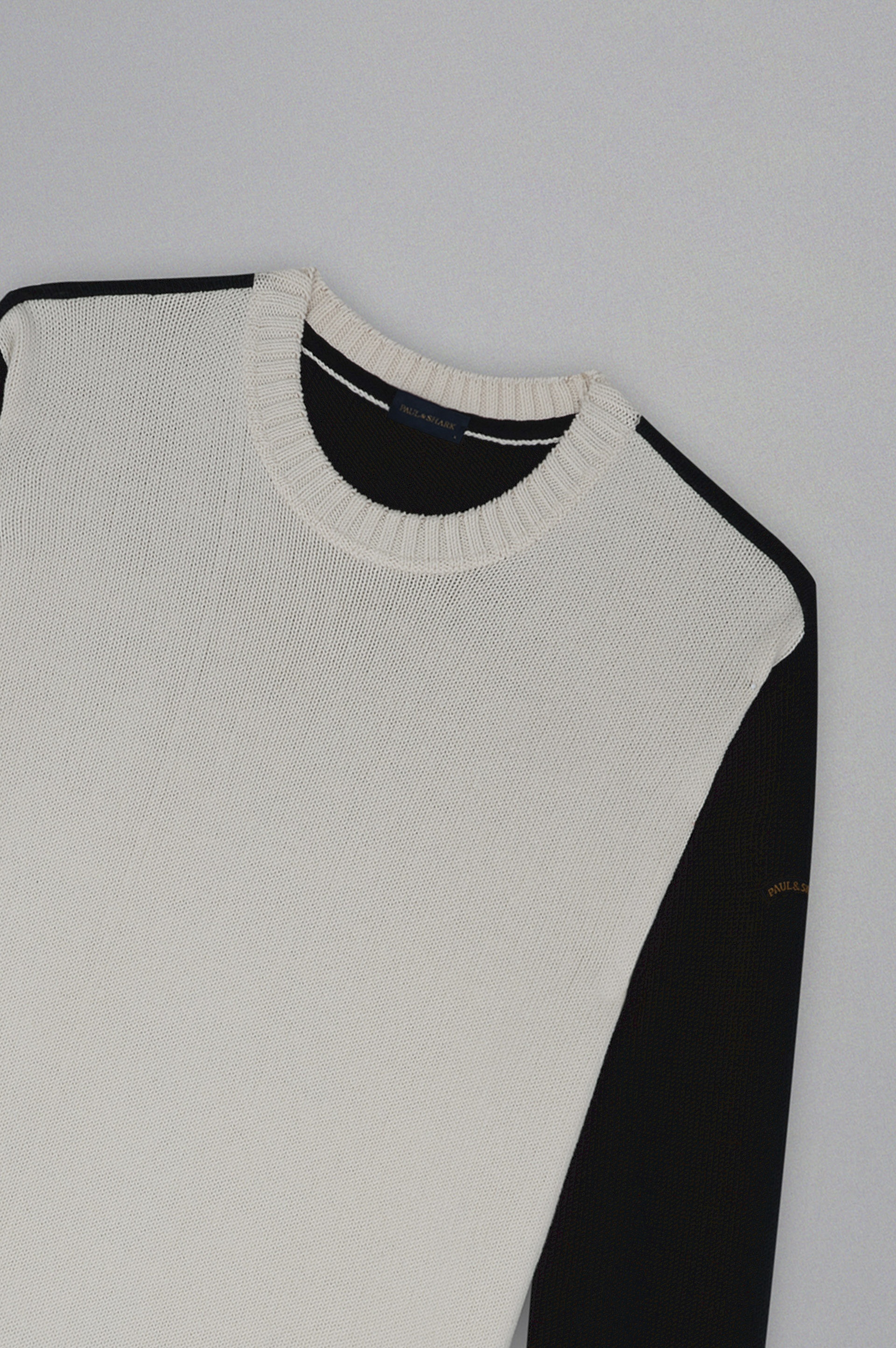 TWO-TONE COTTON JUMPER - 5