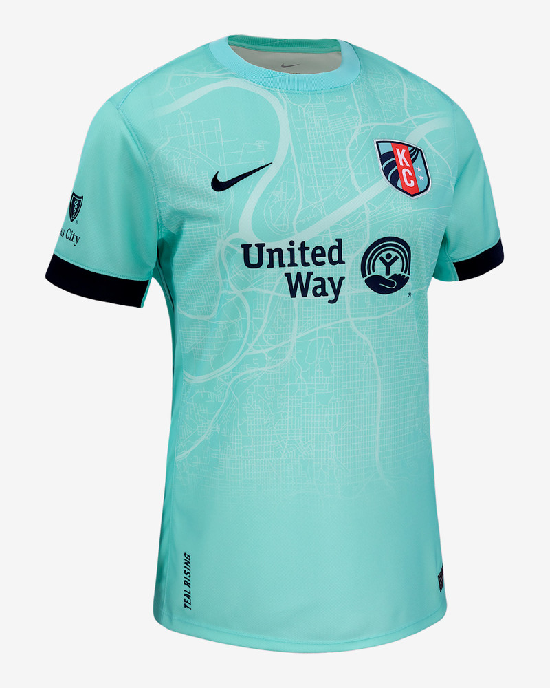 Temwa Chaŵinga KC Current 2025 Stadium Away Women's Nike Dri-FIT NWSL Replica Jersey 4