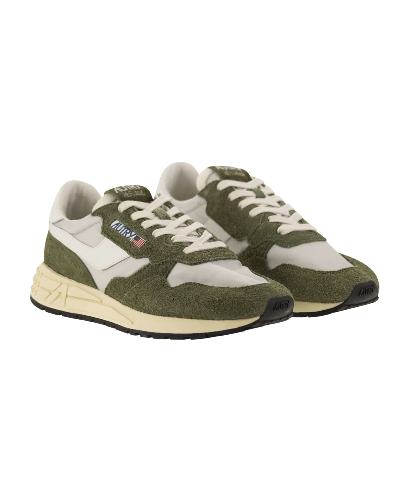 Reelwind - Suede And Technical Textile Trainer - 4
