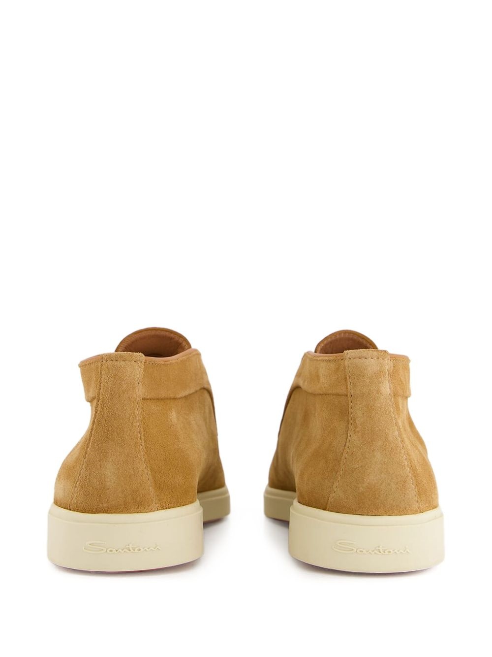 suede slip-on boots - 4