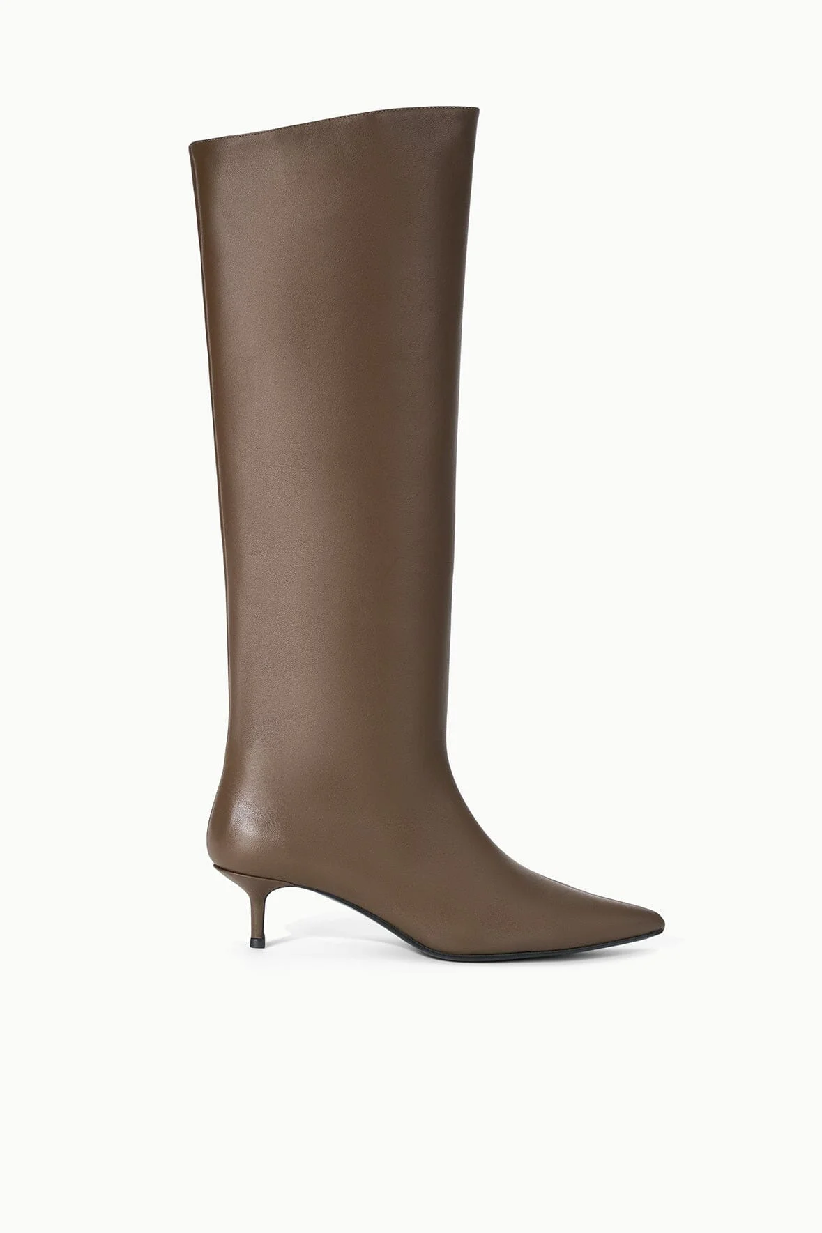 STAUD SEBASTIAN KITTEN HEEL BOOT TRUFFLE - 1