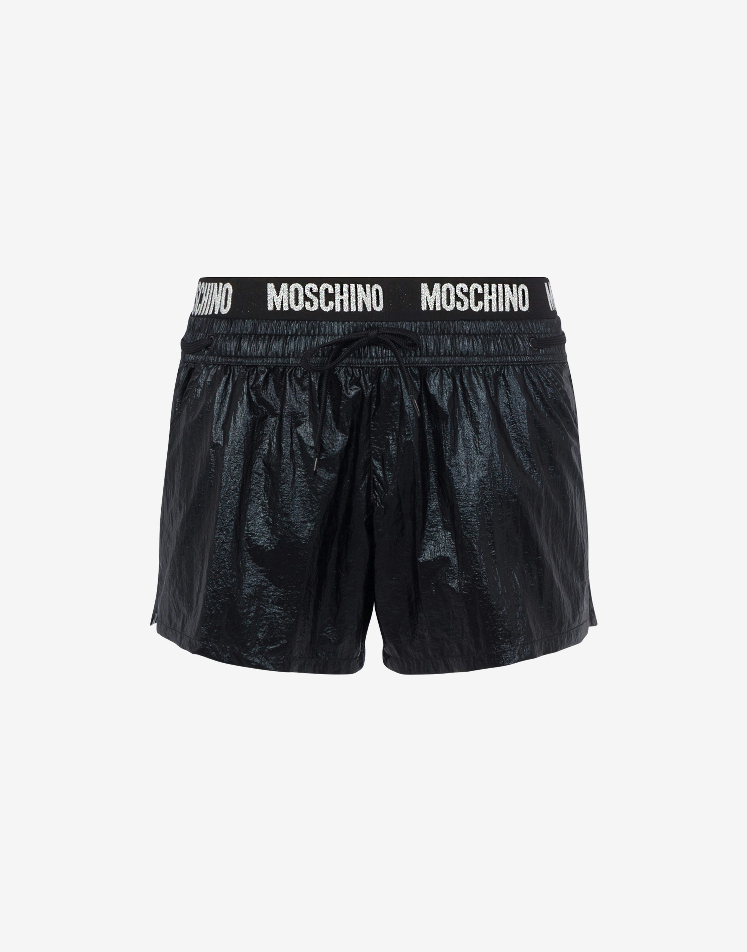 SWIM TRUNKS SHINY & SILVER - 1