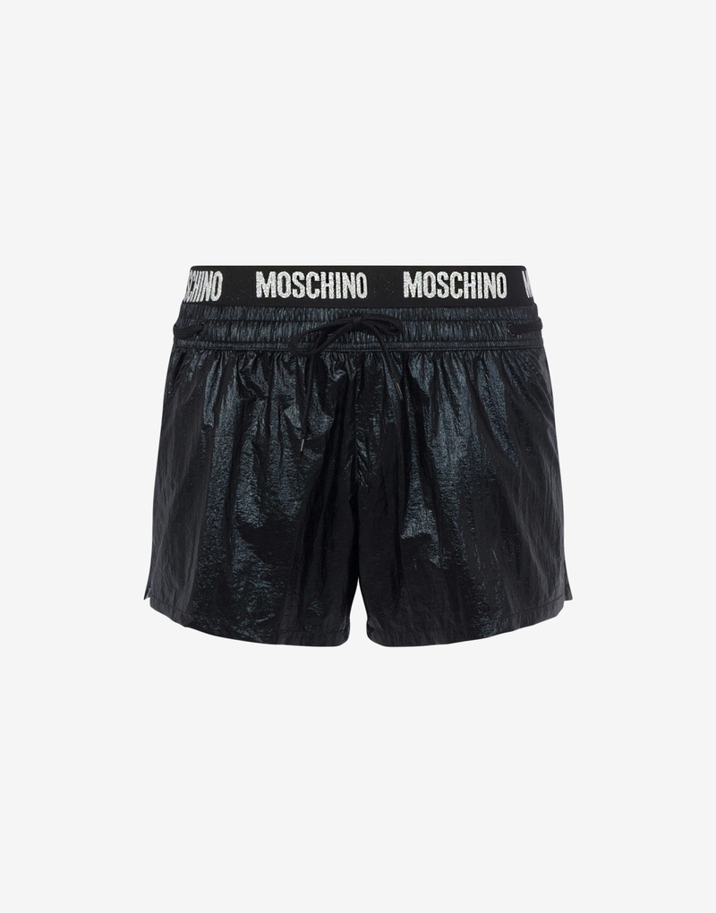 SWIM TRUNKS SHINY & SILVER 1