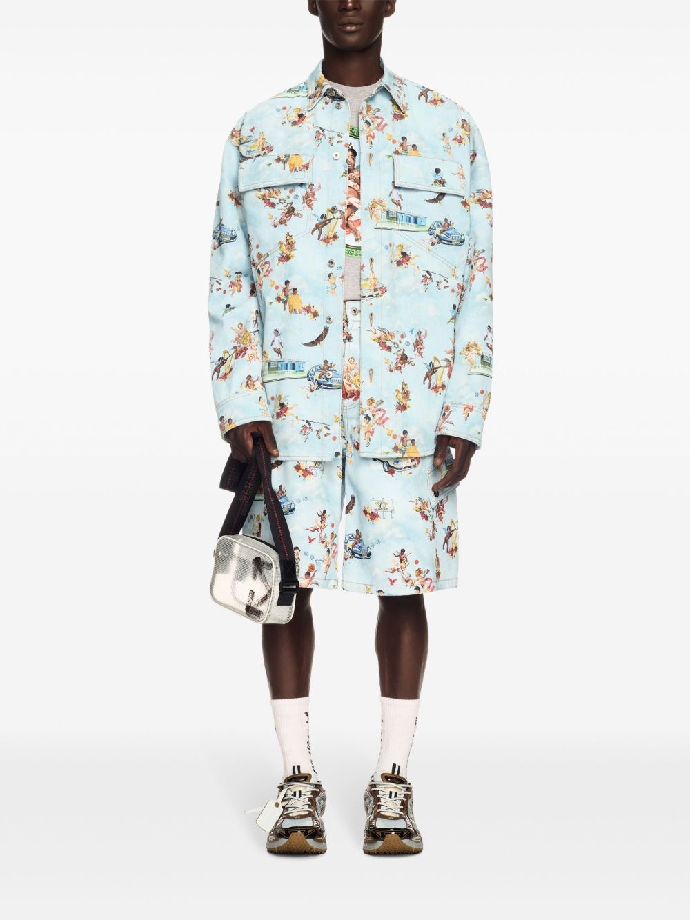 fresco-print shirt - 2