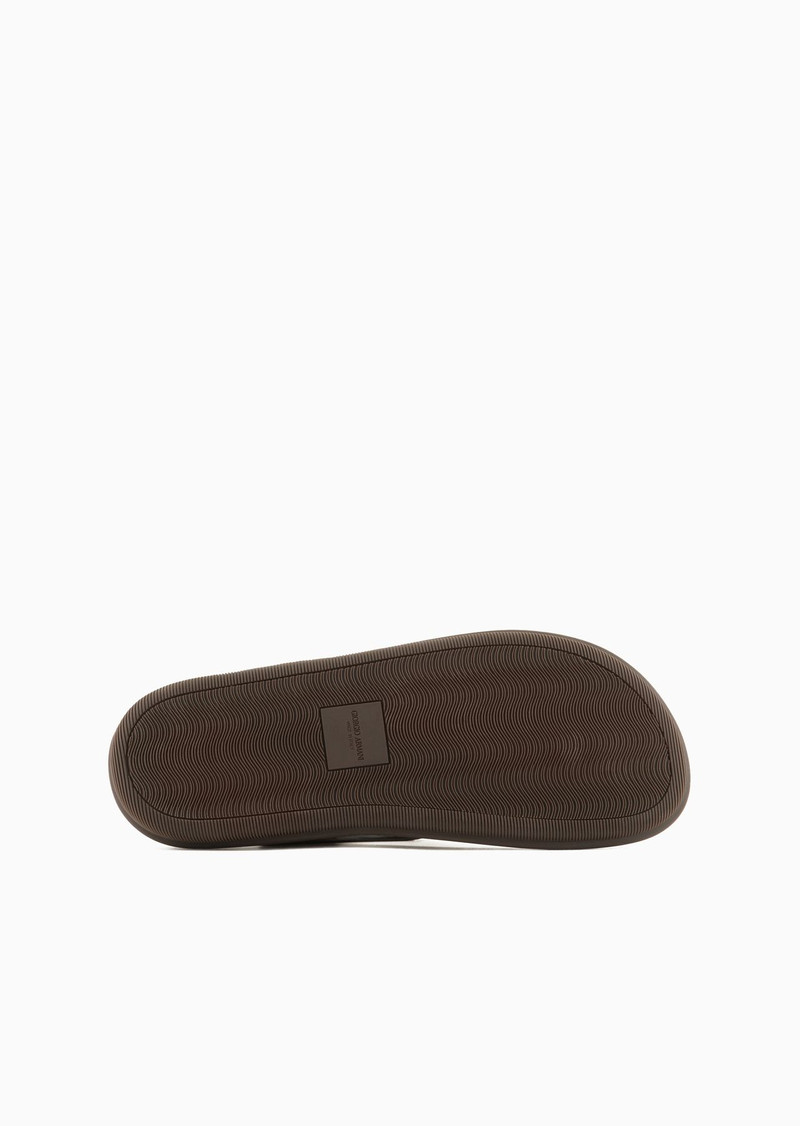 Suede thong sandals 6