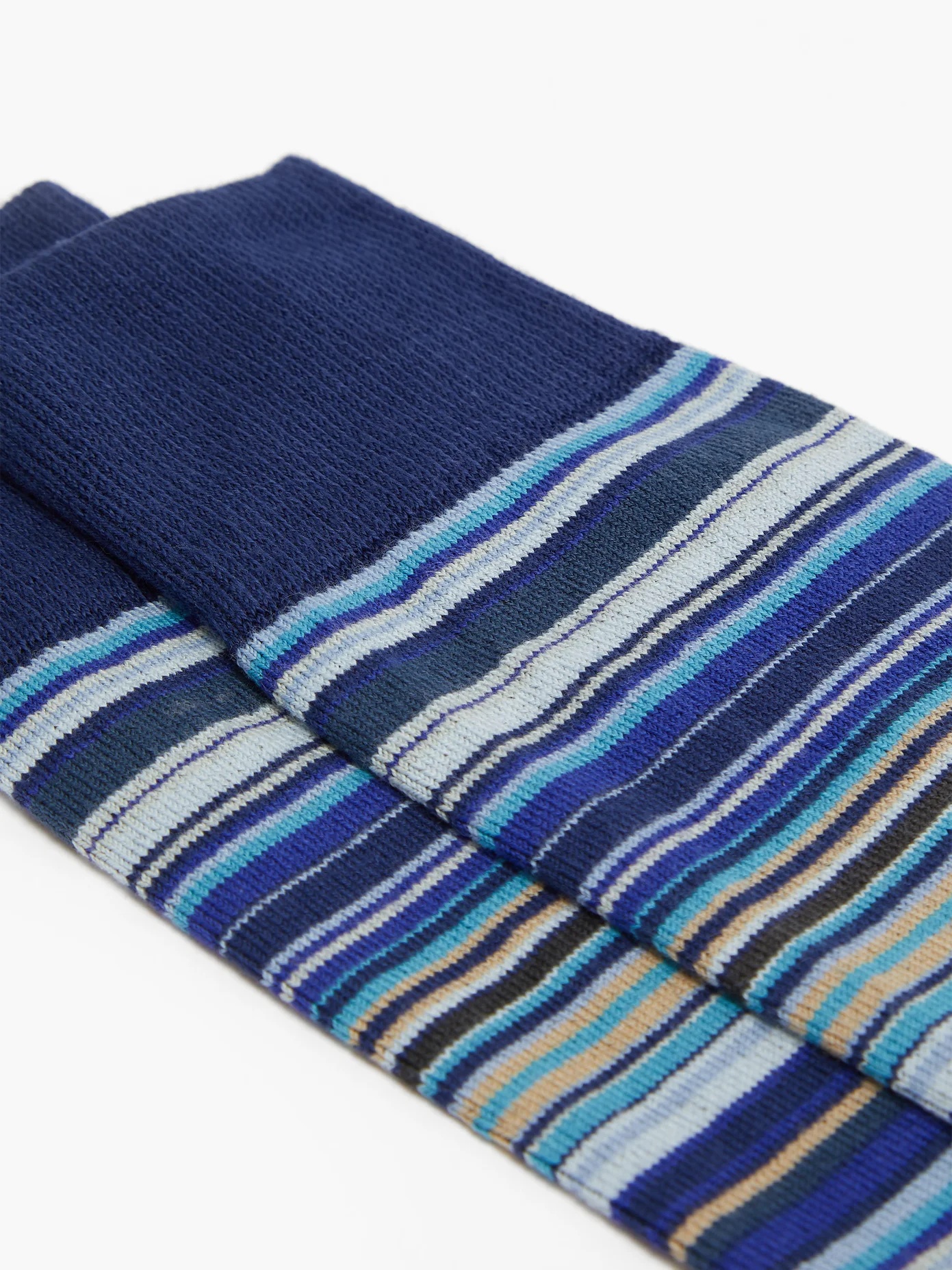 Striped cotton-blend socks - 2