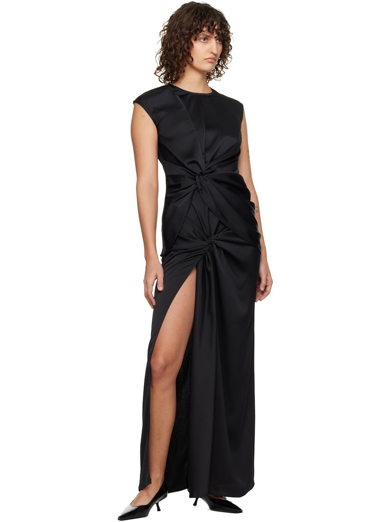 beaufille Black Imogen Maxi Skirt outlook