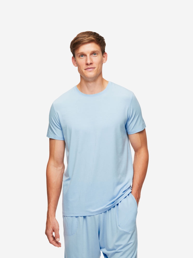 Men's T-Shirt Basel Micro Modal Stretch Sky - 2