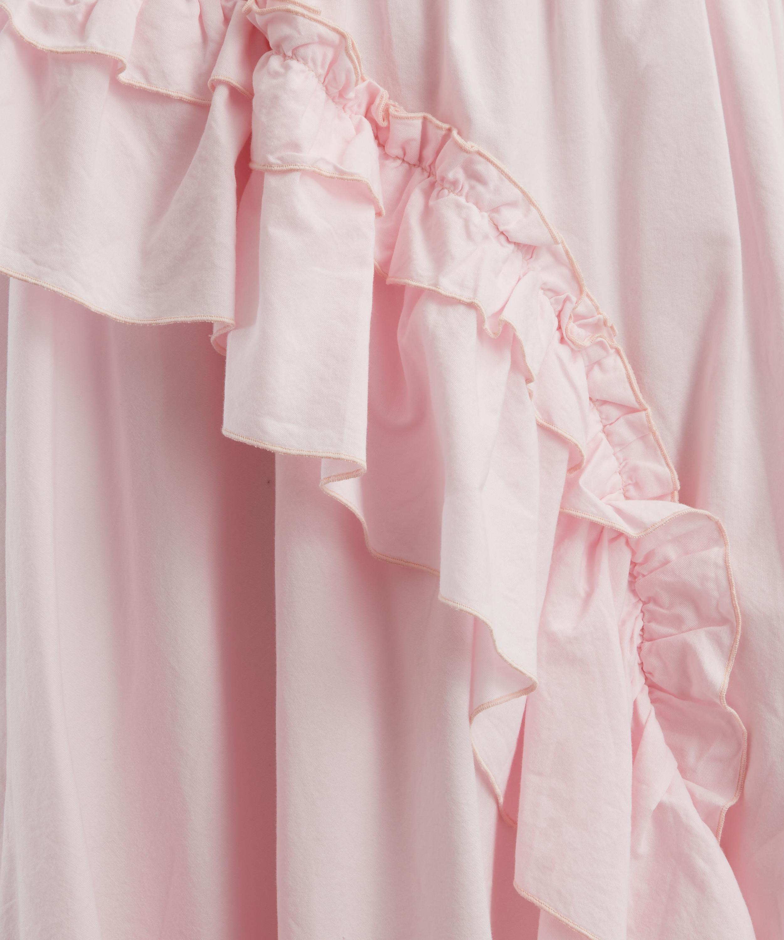 Pink Draped Skirt - 5