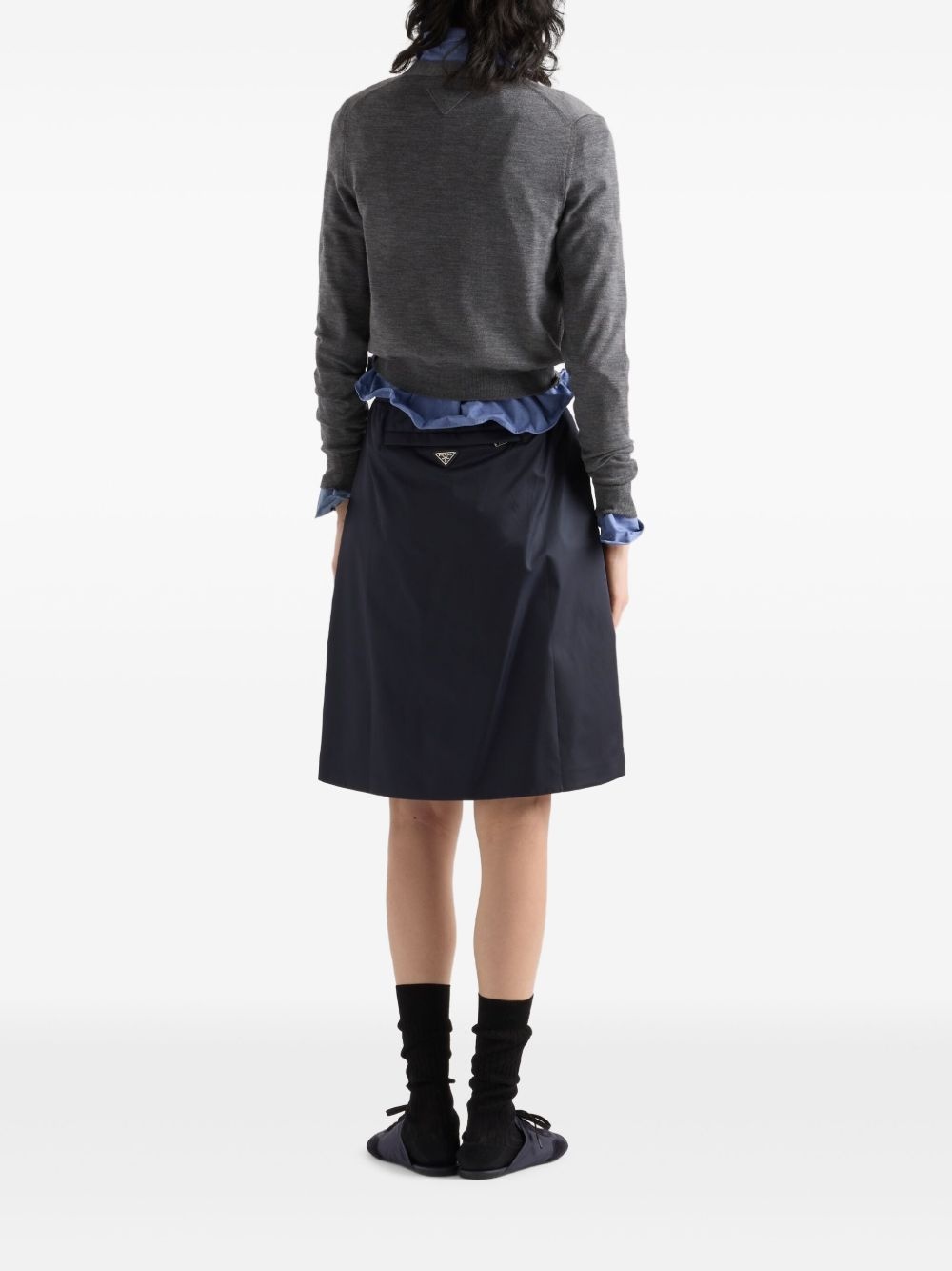 pleated midi skirt - 3