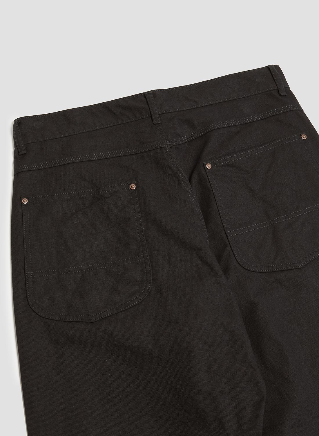 FOB Factory Cotton Duck Work Pant Black - 6