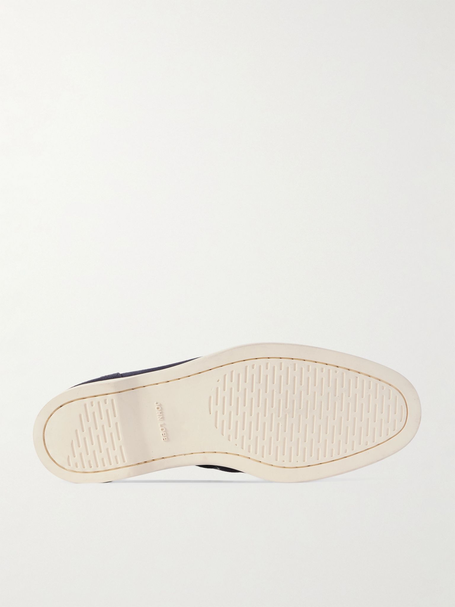 Foil Suede Boat Shoes Navy - 3