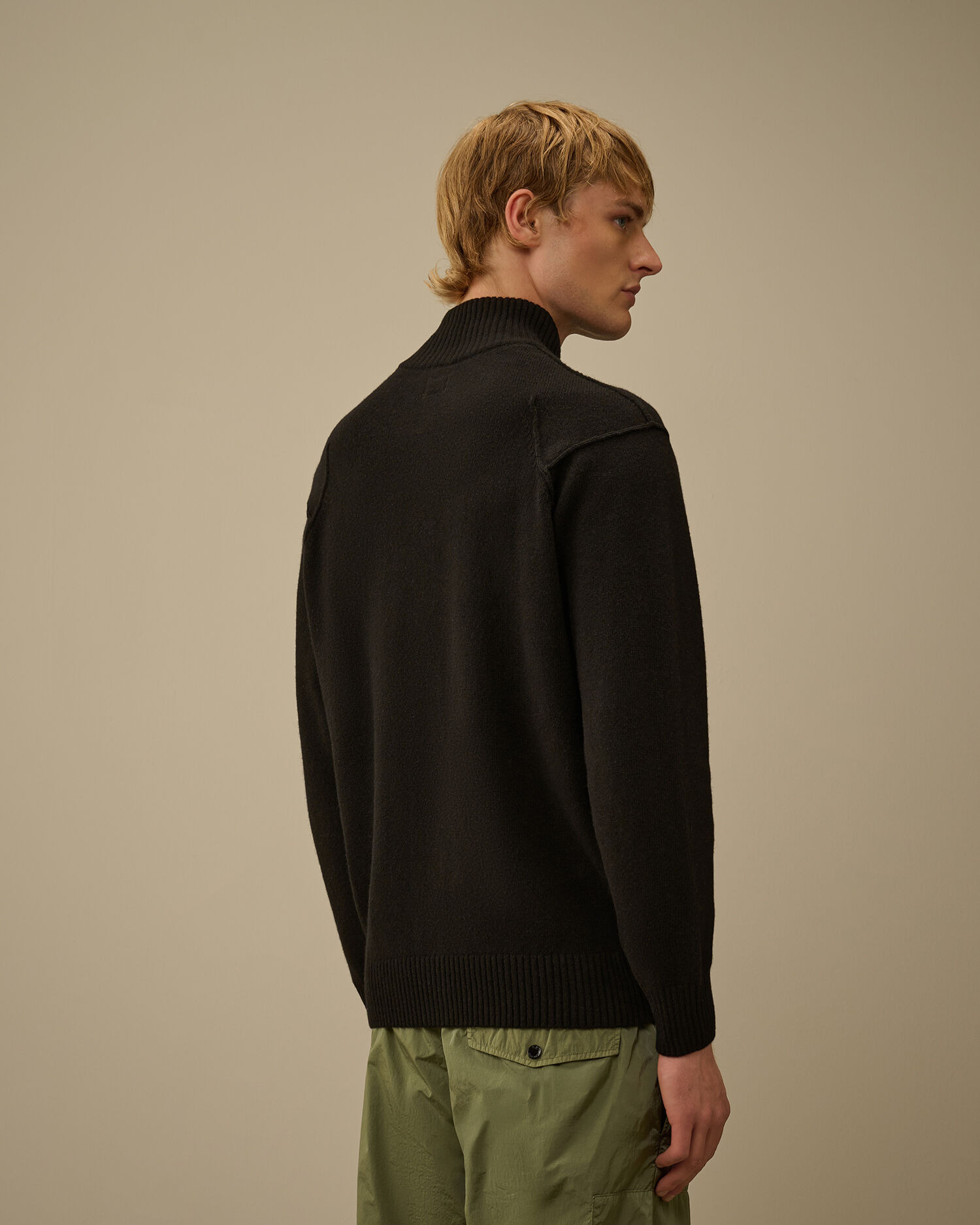 Lambswool GRS Full Zip Sweater - 4
